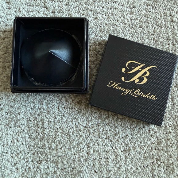 Honey Birdette Black Leather Pasties - Picture 5 of 6